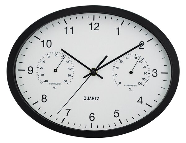 NÁSTĚNNÉ HODINY černá 22,6/29,4 cm Ambia Home - Nástěnné hodiny