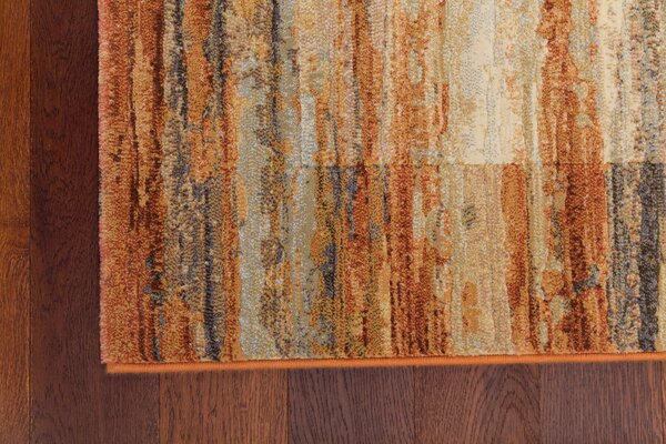 Moderní kusový koberec Ragolle Argentum 79138 6888 hnědý rezavý Rozměr: 80x150 cm