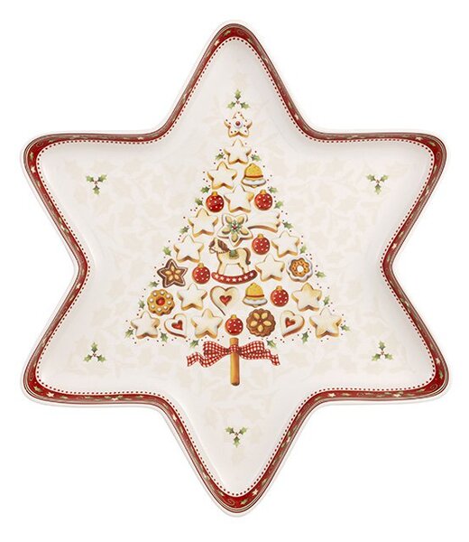 Villeroy & Boch Winter Bakery Delight mísa ve tvaru hvězdy, stromeček, 37,5 x 33 cm 14-8612-3885