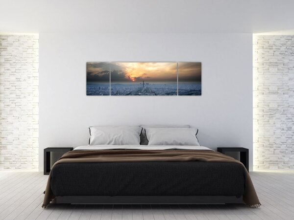 Obraz - Paříž z výšky (170x50 cm)