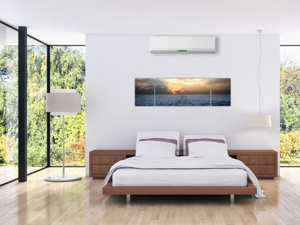 Obraz - Paříž z výšky (170x50 cm)