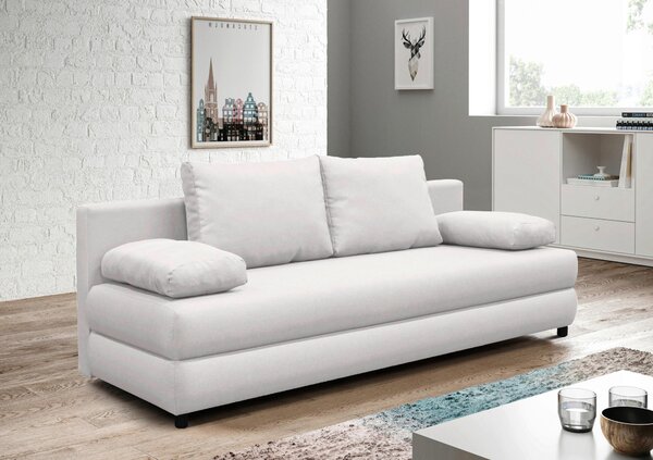 ROZKLÁDACÍ POHOVKA, textil, bílá P & B - Rozkládací pohovky, Online Only