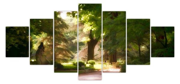 Obraz parku (210x100 cm)