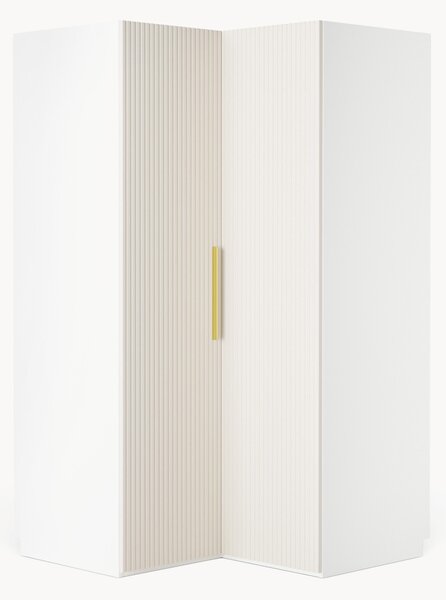 Modulární rohová šatní skříň Simone, šířka 115 cm