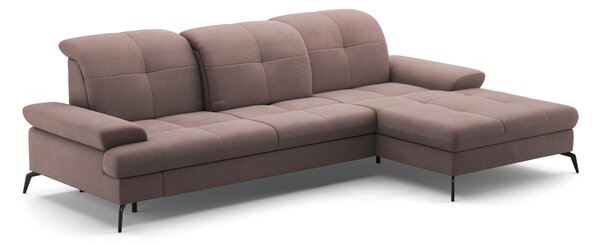 ROHOVÁ SEDAČKA, textil, šedohnědá Sit & More - Sedací soupravy, Online Only