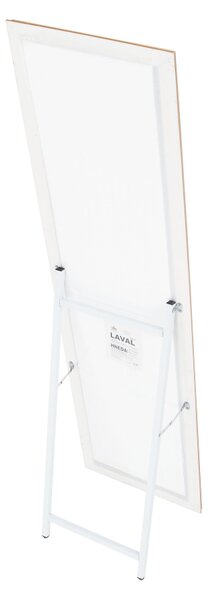 KONDELA Stojanové zrcadlo, hnědá, LAVAL