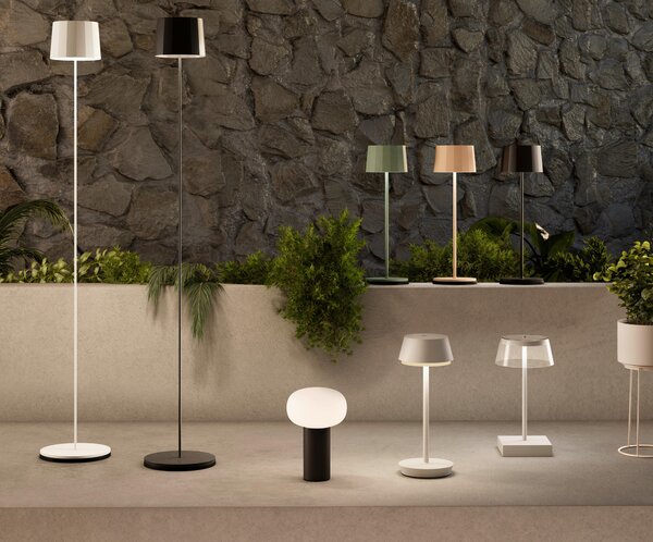 STOLNÍ LAMPA NA BATERIE, dotykový stmívač, 11/35 cm Dieter Knoll - Online Only svítidla, Online Only