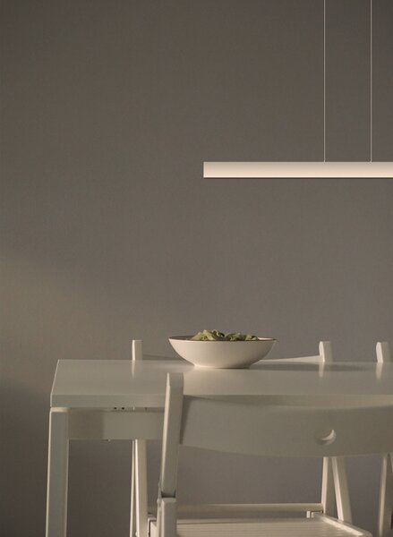 Mantra 7542 Hanok, lineární bílé závěsné svítidlo LED 38W 3000K 110°, délka 120cm