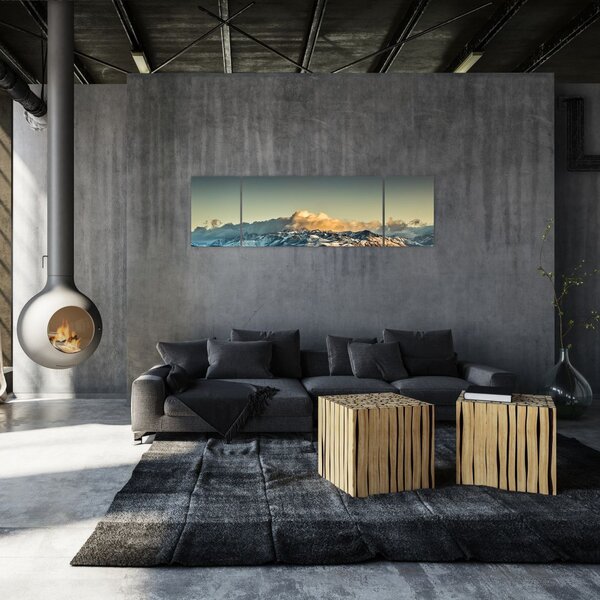 Obraz - vrcholky velehor (170x50 cm)
