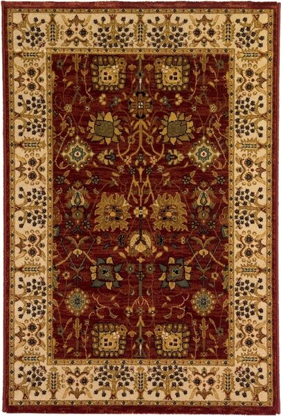 ORIENTAL WEAVERS Kusový koberec PRAGUE 636/IB2R BARVA: Červená, ROZMĚR: 100x150 cm