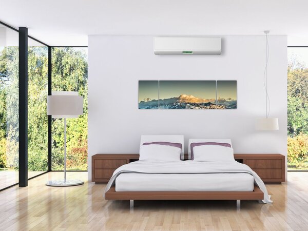 Obraz - vrcholky velehor (170x50 cm)