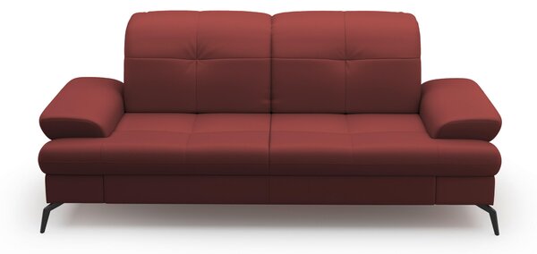 2,5SEDÁK, červenohnědá, kombinace pravá kůže/látka Sit & More - Pohovky, Online Only