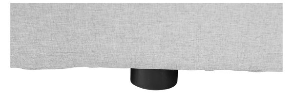 KONDELA Boxspringová postel 180x200, světle šedá, FERATA KOMFORT