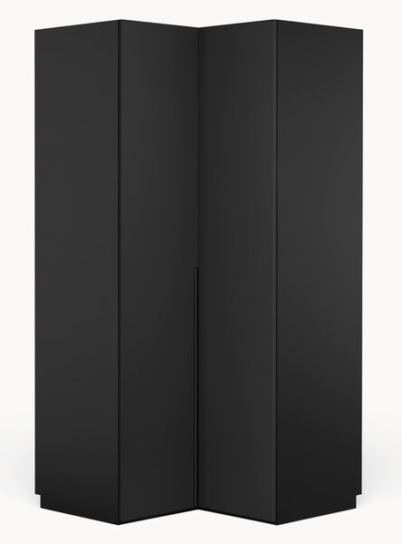 Modulární rohová šatní skříň Leon, šířka 115 cm