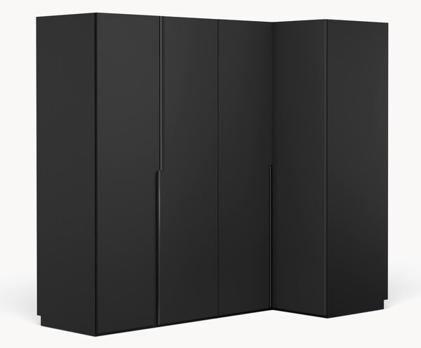 Modulární rohová šatní skříň Leon, Š 215 cm, více variant
