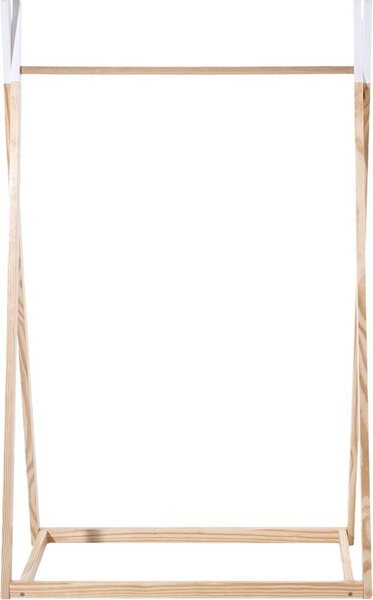 Dřevěný věšák na oblečení TIPI pro děti - 78 x 38 x 126