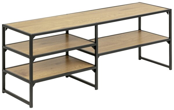 KOMODA POD TELEVIZI, černá, divoký dub, 120/46/33 cm - Online Only TV příslušenství, Online Only