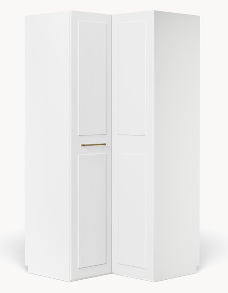 Modulární rohová šatní skříň Charlotte, šířka 115 cm