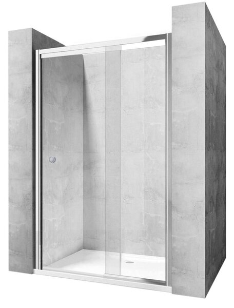 Rea - Sprchové dveře Wiktor - chrom/transparentní - 77-97x190 cm L/P