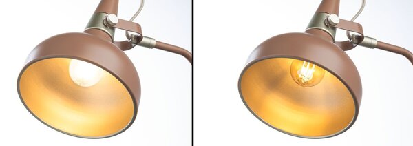 PAULMANN Stolní lampa Juna Style E14 max. 20W nugátová kov