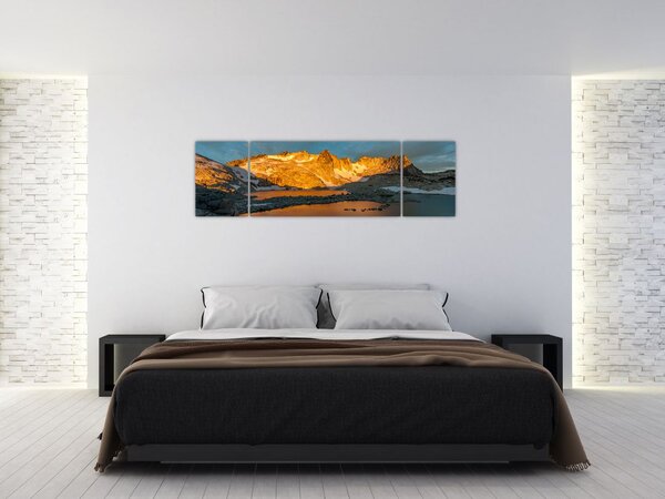 Obraz vysokohorské krajiny (170x50 cm)
