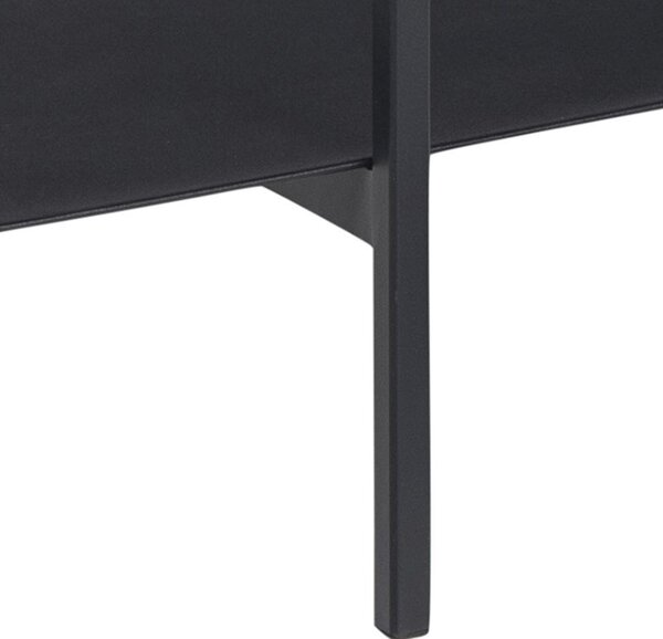 KONFERENČNÍ STOLEK, černá, kov, kompozitní dřevo, 115/60/40 cm - Konferenční stolky, Online Only