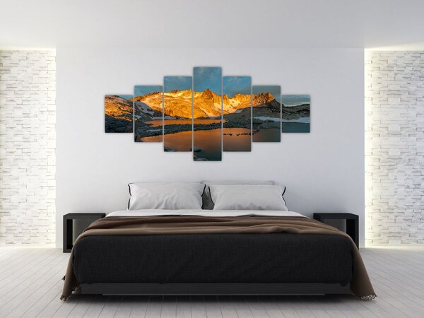 Obraz vysokohorské krajiny (210x100 cm)