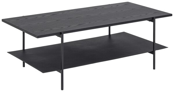 KONFERENČNÍ STOLEK, černá, kov, kompozitní dřevo, 115/60/40 cm - Konferenční stolky, Online Only
