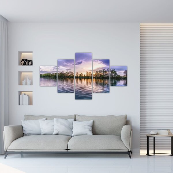 Obraz jezera (125x70 cm)