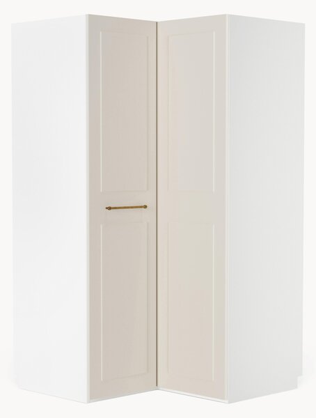 Modulární rohová šatní skříň Charlotte, šířka 115 cm