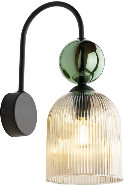 TK Lighting Sophia Green Cognac nástěnné svítidlo 1x10 W zelená-hnědá 11143
