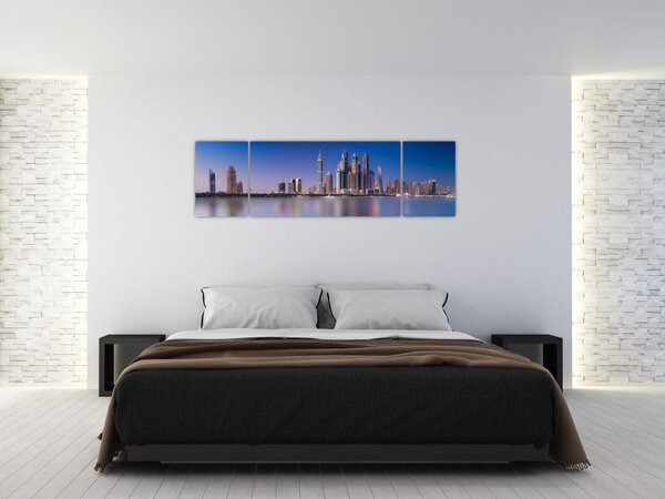 Obraz mrakodrapů (170x50 cm)