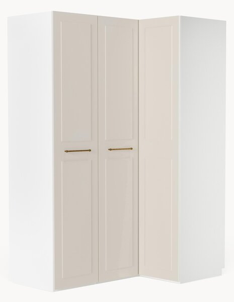 Modulární rohová šatní skříň Charlotte, Š 165 cm, více variant