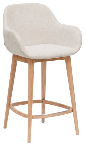 Béžová barová židle Kave Home Konna 65 cm
