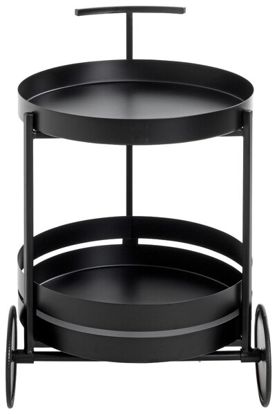 SERVÍROVACÍ VOZÍK, černá, 42/42/61 cm - Barové vozíky, Online Only