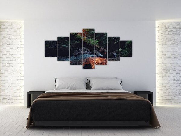 Obraz horské říčky (210x100 cm)