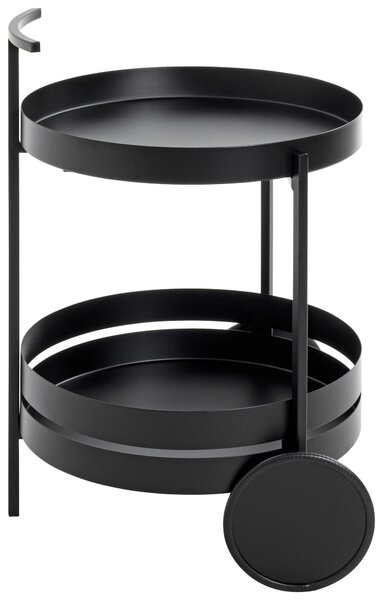 SERVÍROVACÍ VOZÍK, černá, 42/42/61 cm - Barové vozíky, Online Only