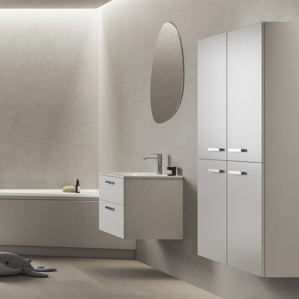 Ravak Chrome skříňka 39x29x150 cm boční závěsná bílá X000000543