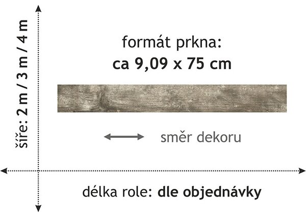 DOMO Vinyl TIPO 2154 ŠÍŘKA: 4 m, POUŽITÍ: Bytové