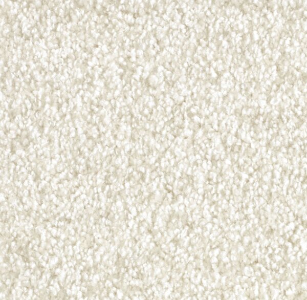 IDEAL Metrážový koberec A1 SILKY STARS AMELIA 305 BARVA: Bílá, ŠÍŘKA: 4 m
