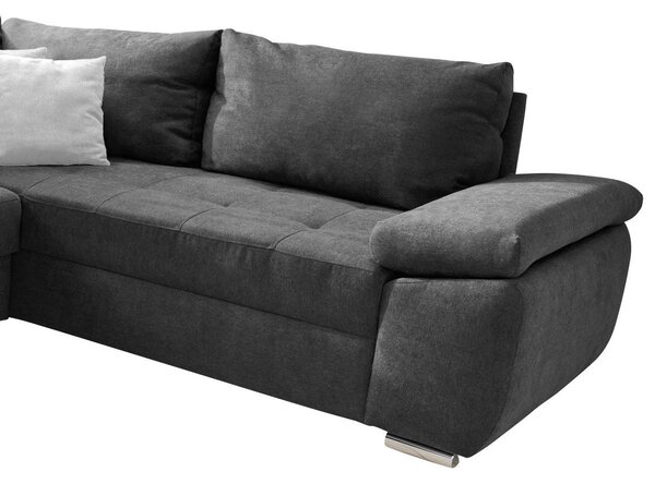 SEDACÍ SOUPRAVA, textil, antracitová P & B - Sedací soupravy, Online Only