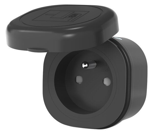 Immax NEO LITE Smart venkovní zásuvka s kolíkem, typ E, IP44, WiFi