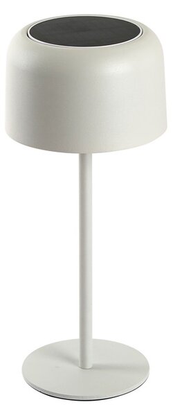 Venkovní solární LED stolní lampička Immax CARO bílá 4W 150lm, teplá bílá 3000K
