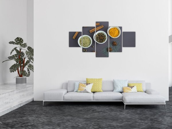 Obraz - koření (125x70 cm)