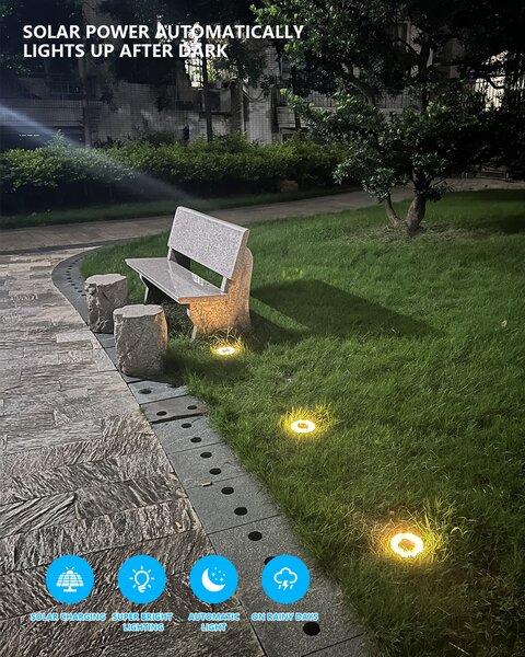 Venkovní solární LED osvětlení Immax CUTE 4 ks v balení 0,45W