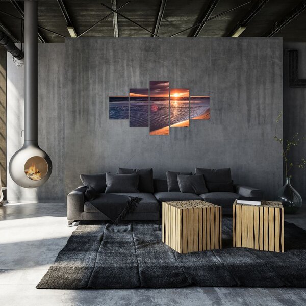 Obraz západu slunce (125x70 cm)