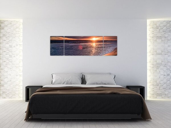Obraz západu slunce (170x50 cm)
