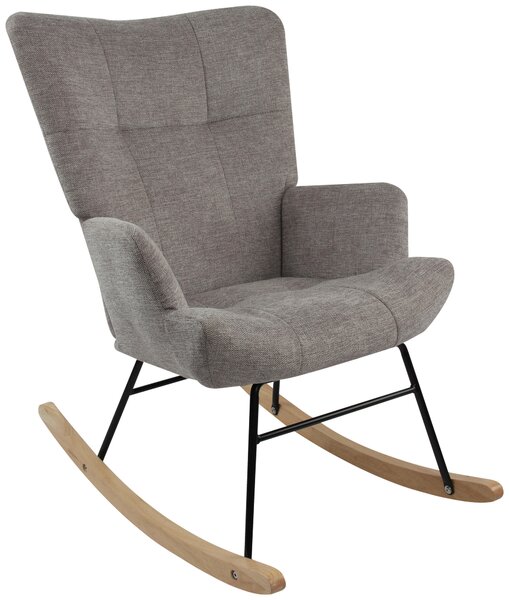 HOUPACÍ ŽIDLE, textil, šedá P & B - Křesla klasická, Online Only