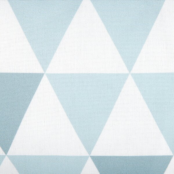 Sada 2 venkovních polštářů TRIFOS Geometrický vzor 40 x 70 cm Modrá