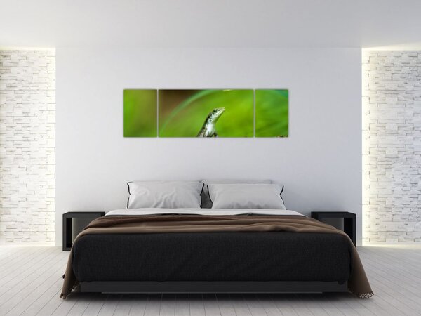 Obraz ještěrky (170x50 cm)